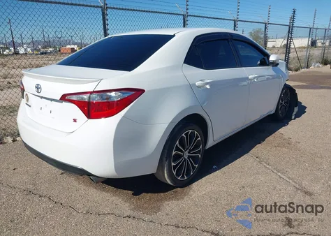 2016 Toyota Corolla S Plus z USA, uszkodzony, nr VIN 2T1BURHE0GC692939